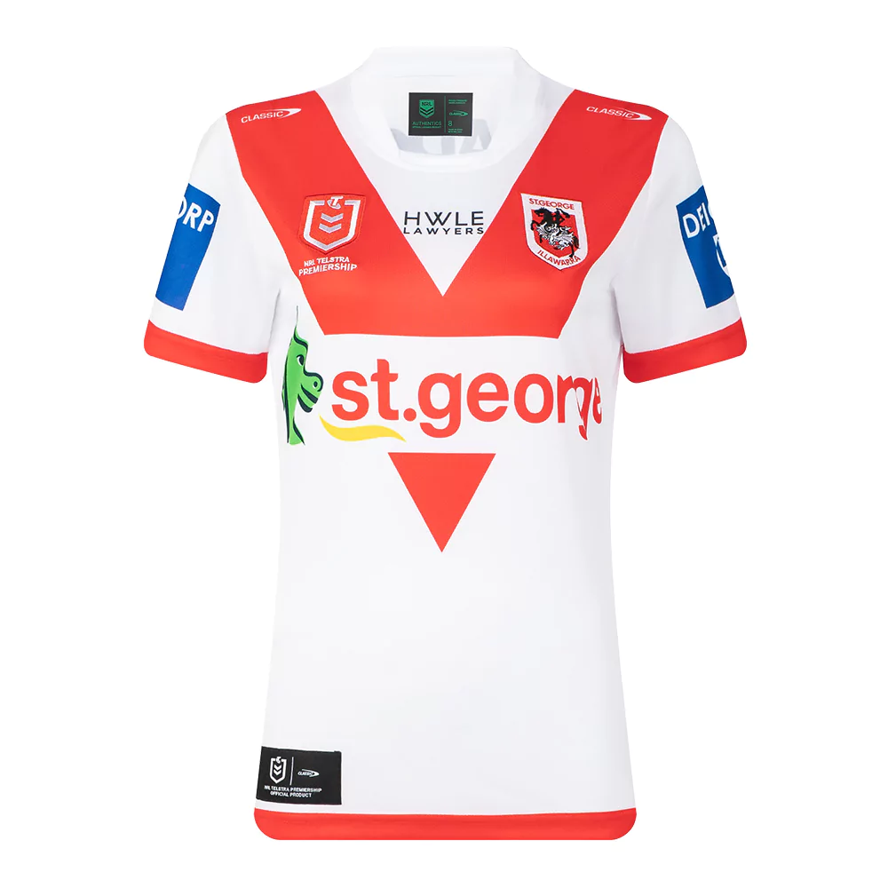 Buy St George Illawarra Dragons Nrl Home Jersey Womens Nrl Jerseys