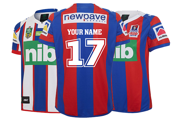 Personalised Newcastle Knights Jerseys - NRL Jerseys