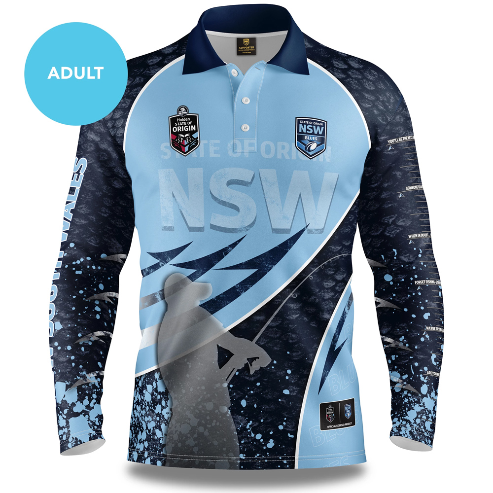 state of origin fishing shirts