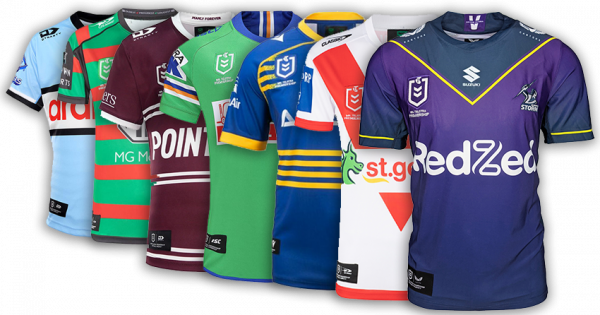 Nrl Jerseys - Personalised Nrl Jerseys With Your Name And Number