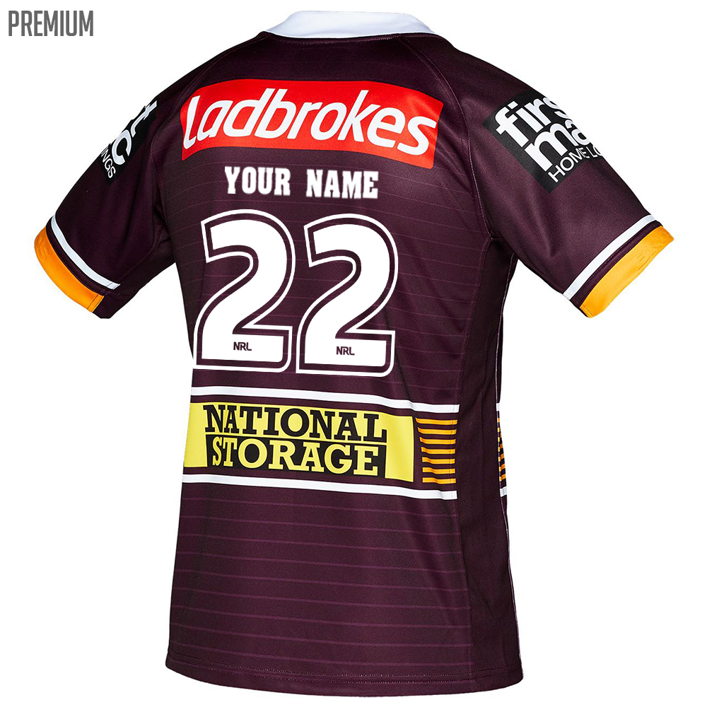 Personalised Brisbane Broncos NRL Jerseys  NRL Jerseys