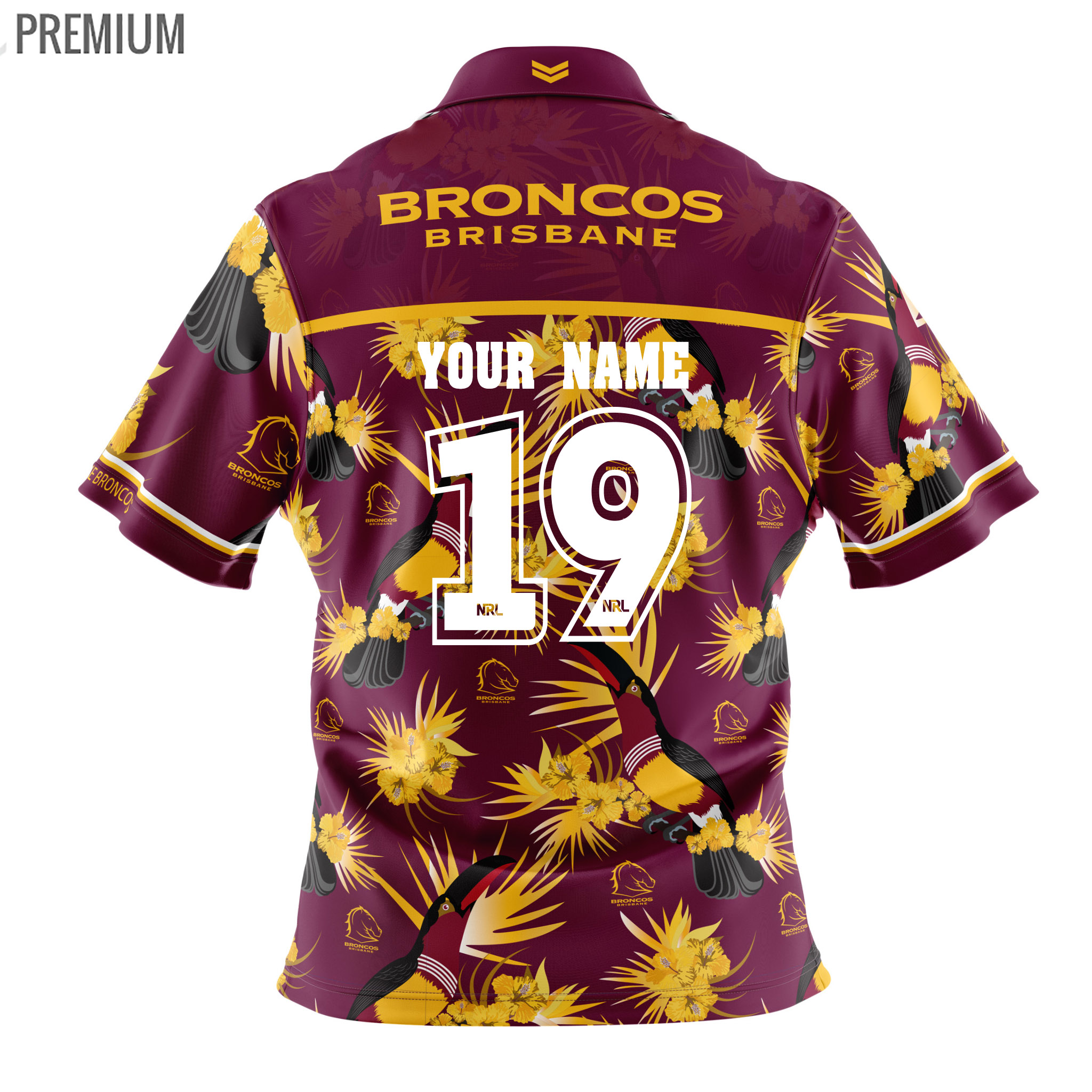 Buy 2019 Brisbane Broncos Home Jersey - Mens - NRL Jerseys