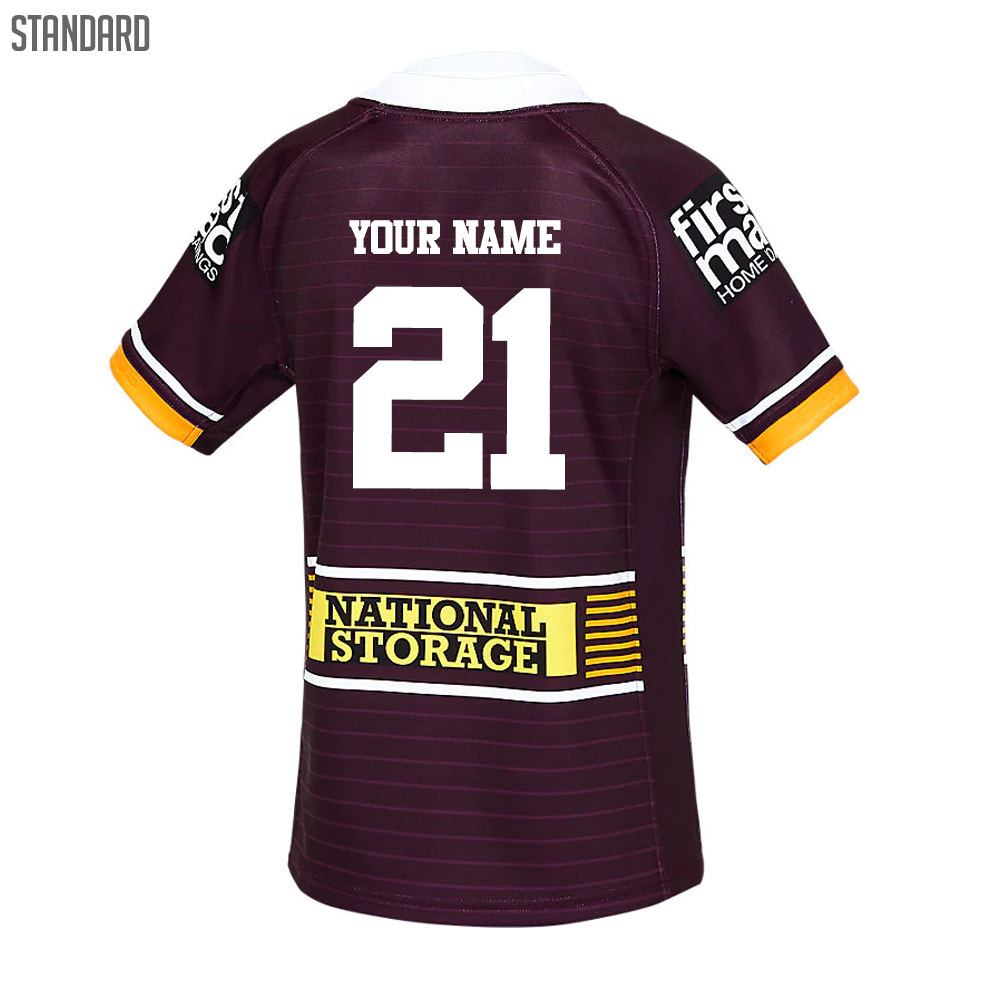 Buy 2023 Brisbane Broncos NRL Home Jersey - Youth - Your Jersey