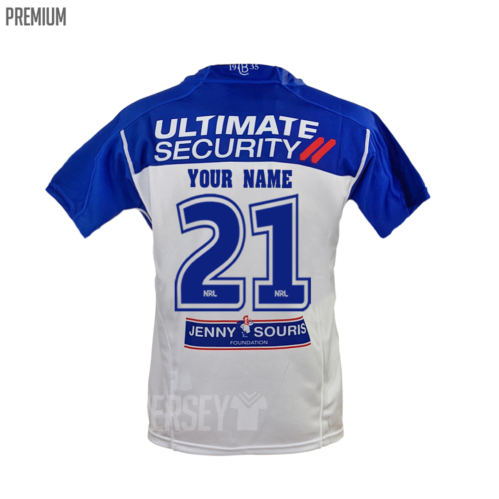 Buy 2021 Canterbury Bulldogs NRL Home Jersey – Youth - NRL Jerseys