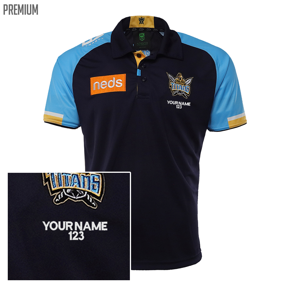 Buy 2021 Gold Coast Titans NRL Home Jersey - Mens - NRL Jerseys