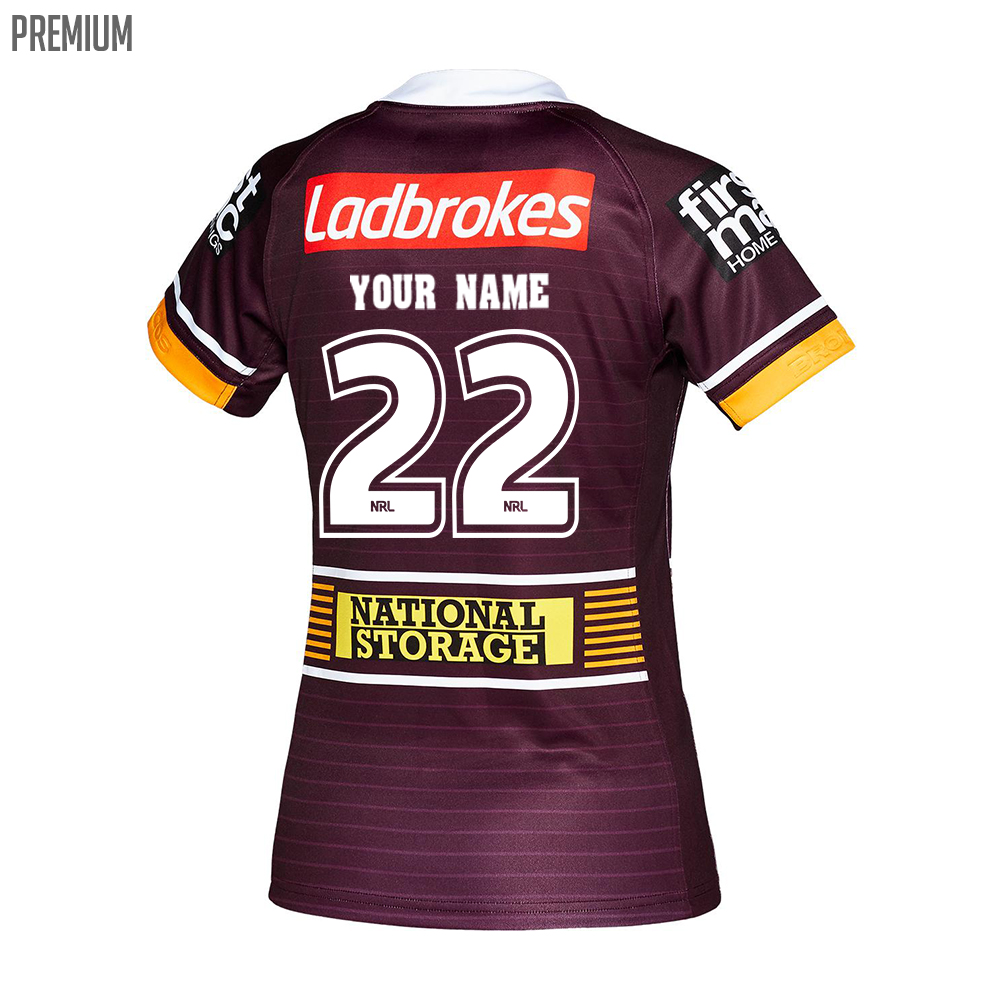 Buy 2022 Brisbane Broncos NRL Home Jersey - Womens - NRL Jerseys