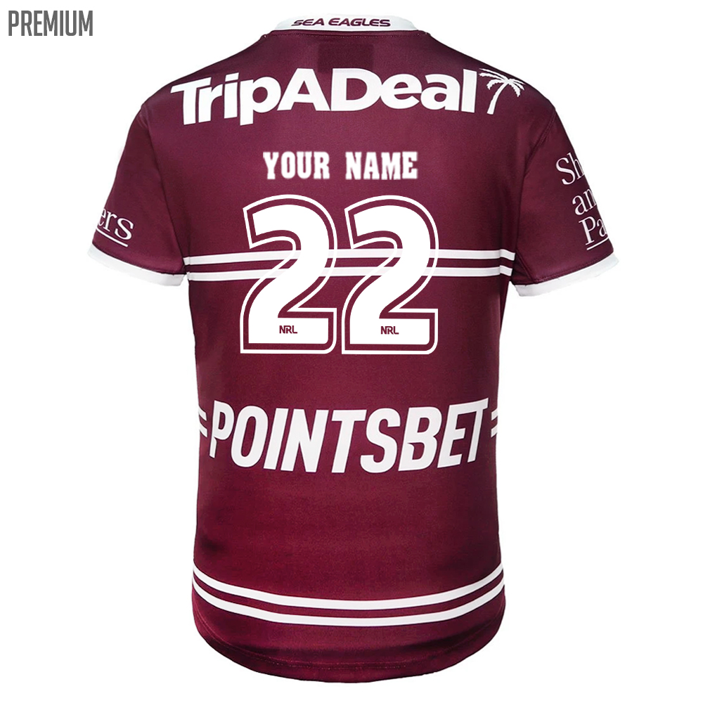 Personalised Manly Sea Eagles Jerseys - NRL Jerseys