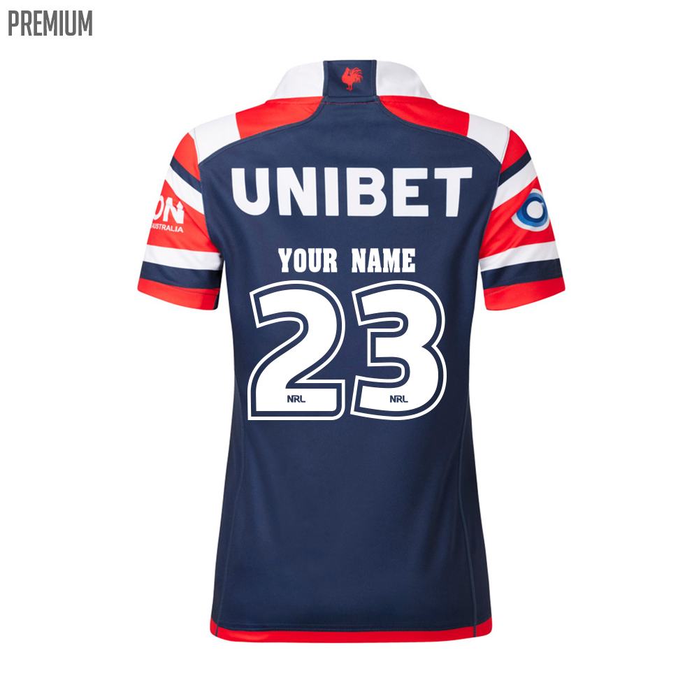 Design sydney roosters custom name baseball jersey t-shirt - Foxteeshirt