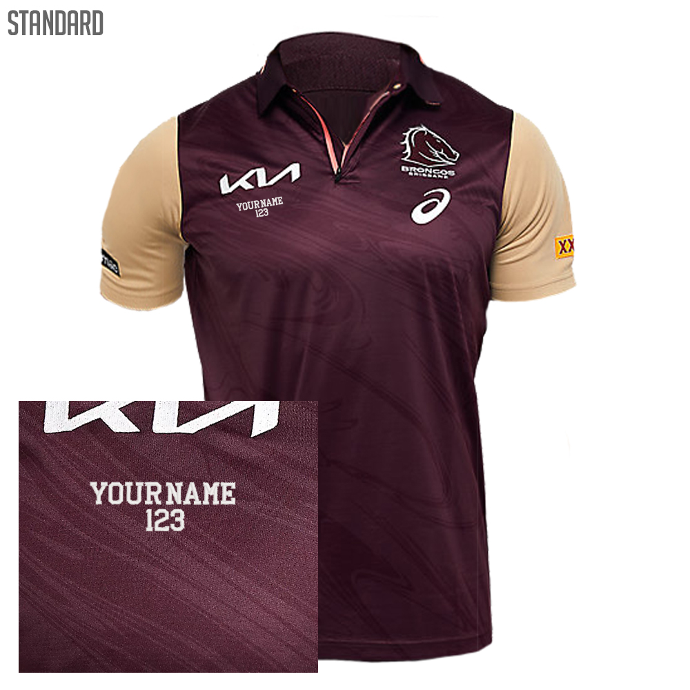 Brisbane Broncos 2023 Men's Training Singlet NRL Rugby League by Asics