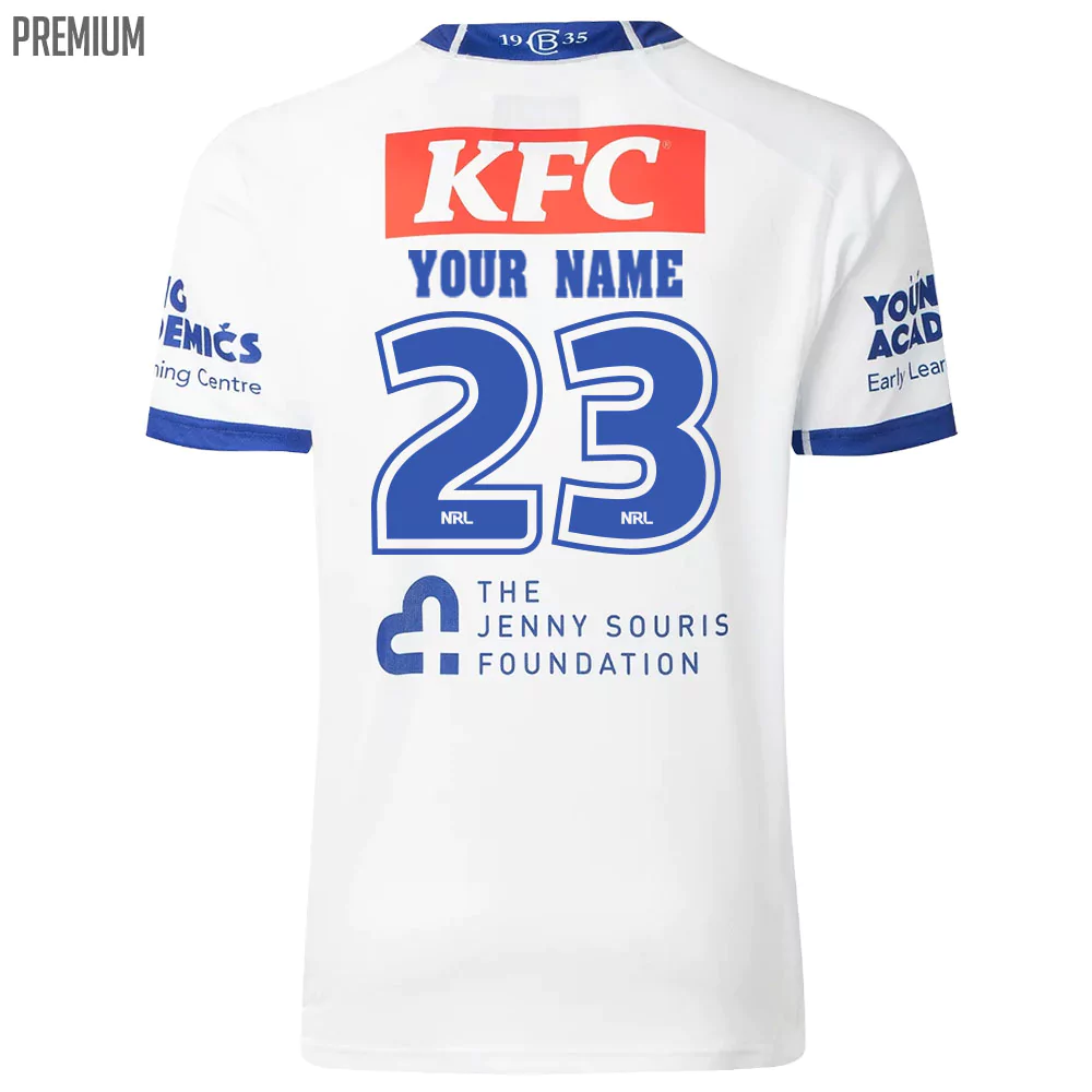 Canterbury Bankstown Bulldogs AOP NRL Custom Number And Name 3D