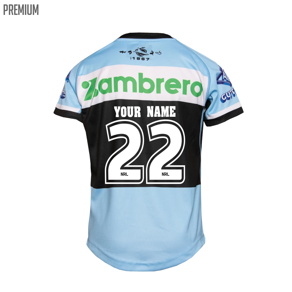 Buy 2022 Cronulla Sharks NRL Home Jersey - Youth - Your Jersey