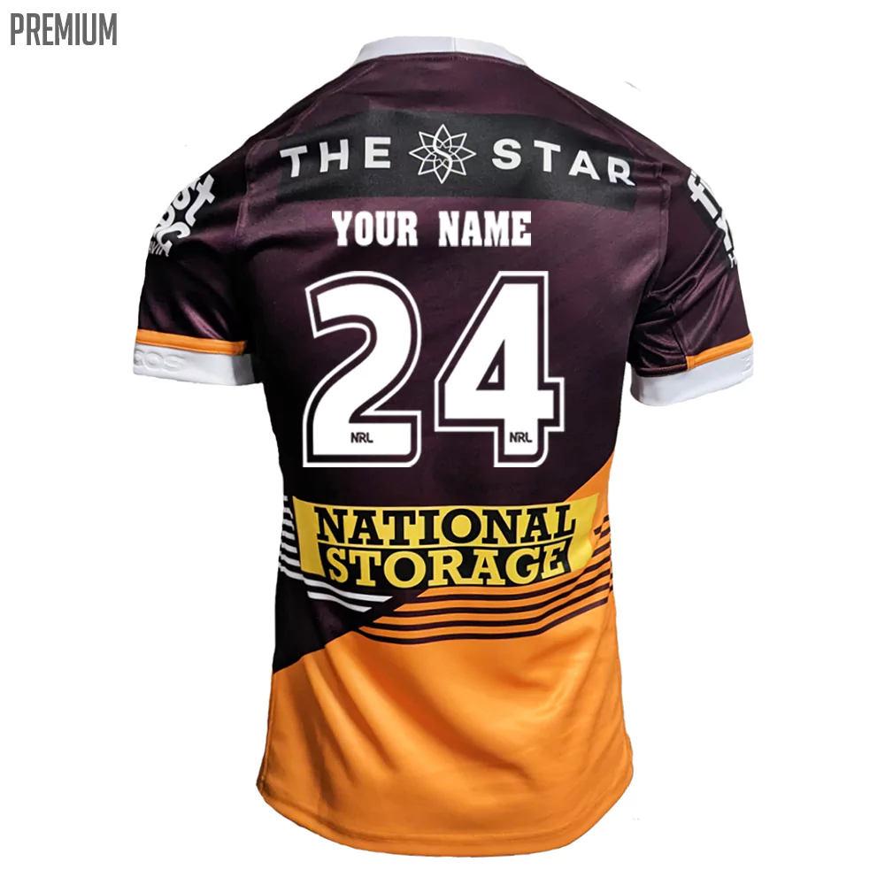 Personalised Brisbane Broncos Jersey  NRL Jerseys