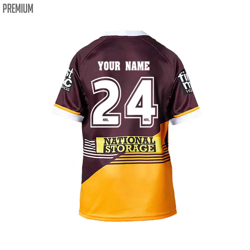 Personalised Brisbane Broncos Jersey  NRL Jerseys