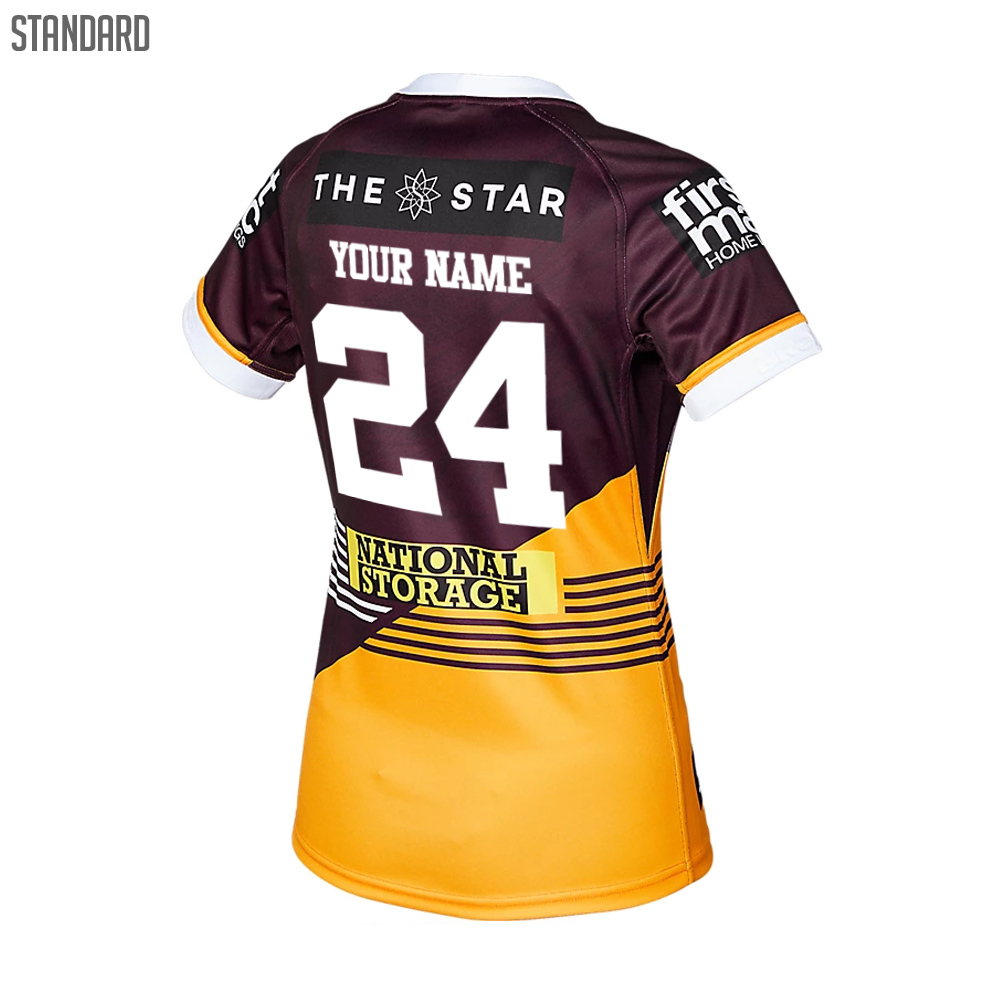 Buy 2024 Brisbane Broncos NRL Home Jersey Womens NRL Jerseys